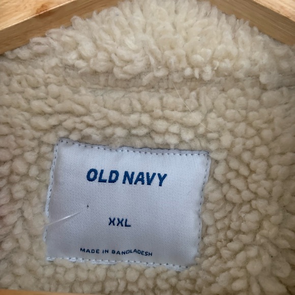 Old Navy Sherpa Lined Denim jacket - Picture 4 of 9
